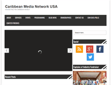 Tablet Screenshot of caribemedianetwork.com